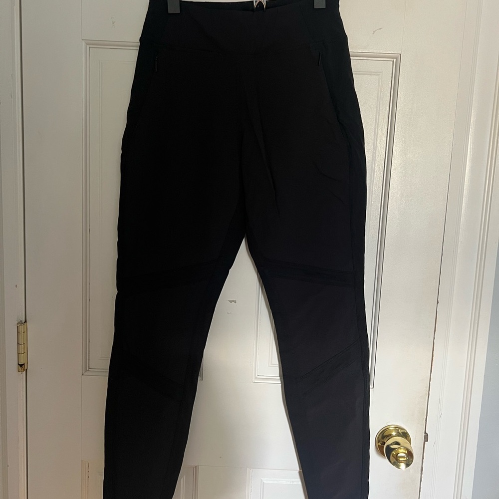 Athleta Jet Black Moto Performance Leggings